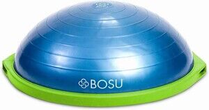 Bosu Pro Home Gym 26 Inch Balance Strength Trainer Ball, Blue New
